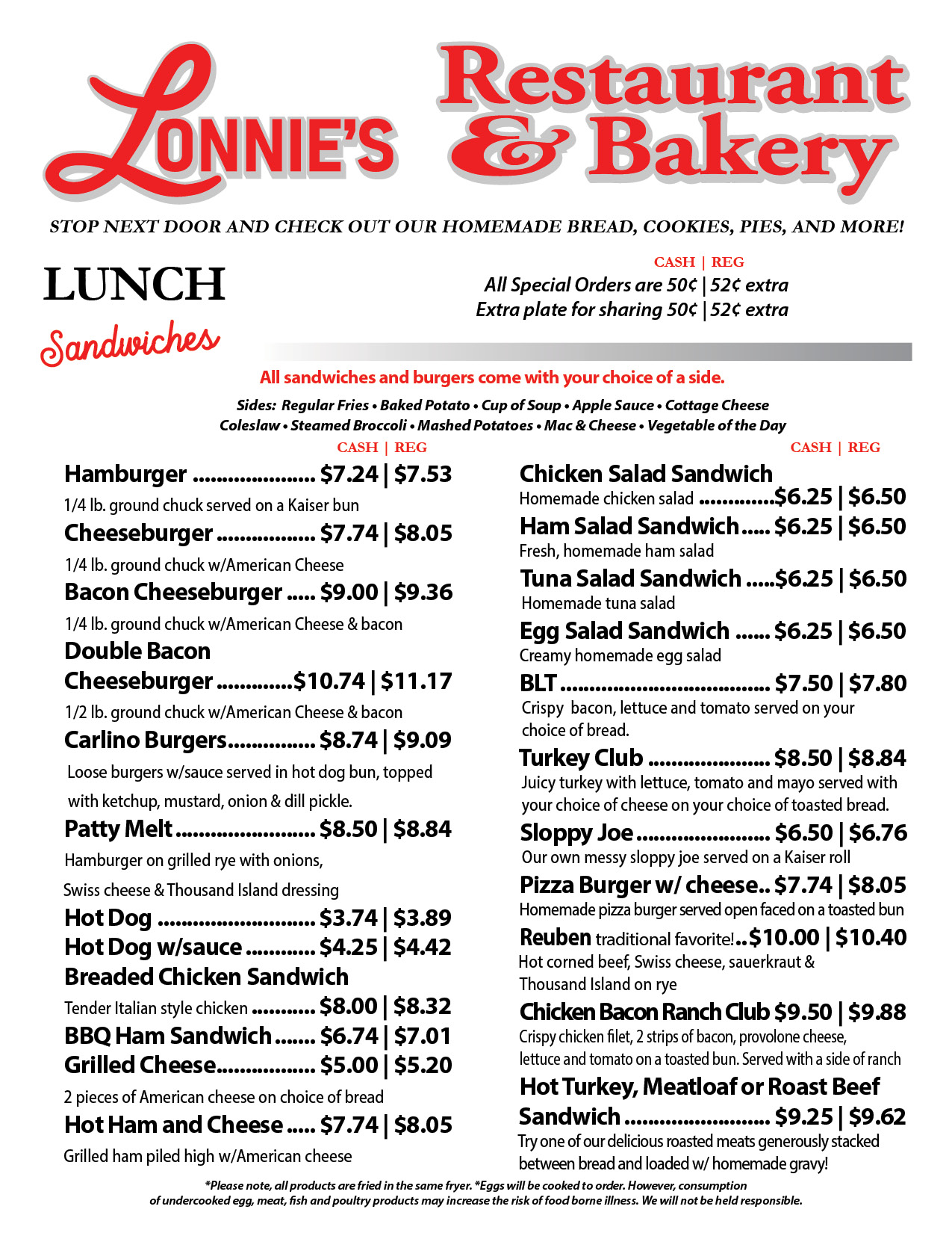 Lonnie's Lunch